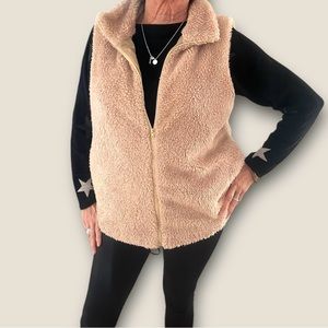 Goodnight Macaroon Fuzzy Soft Vest